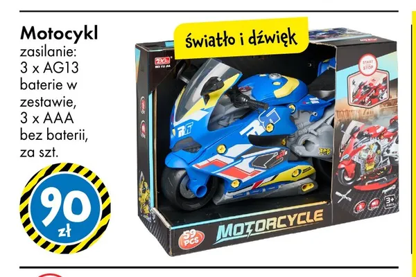 Motocykl promocja w Tedi