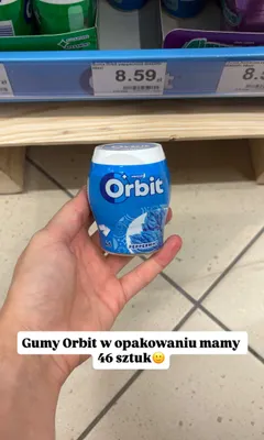 Guma do żucia Orbit Peppermint promocja w Dino