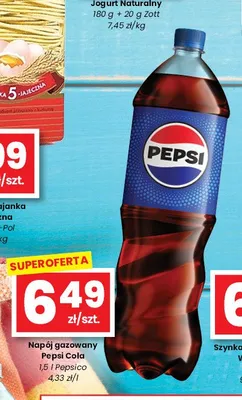 Napój gazowany Pepsi Cola promocja w emma MARKET