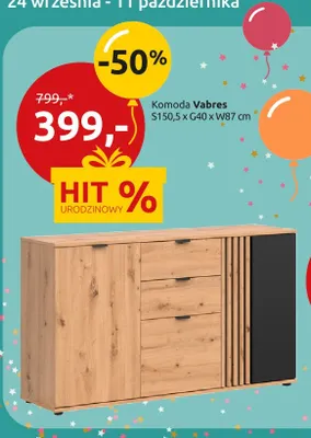 Komoda Vabres promocja w Black Red White