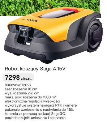 Robot koszący A 15V promocja w Castorama