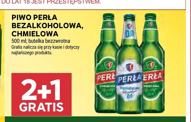 Piwo Perła Chmielowa promocja w Stokrotka