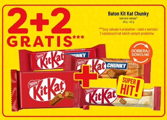 Baton Kit Kat Chunky White promocja w POLOmarket