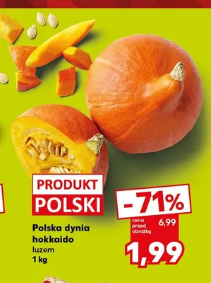 Dynia hokkaido polska promocja w Kaufland