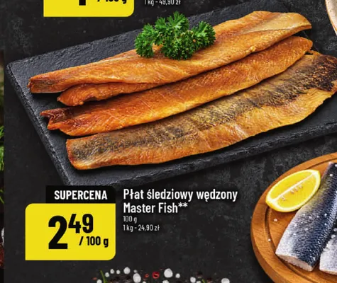 Płat śledziowy wędzony Master Fish promocja w POLOmarket