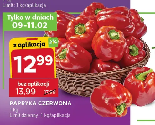 Papryka czerwona promocja w Stokrotka