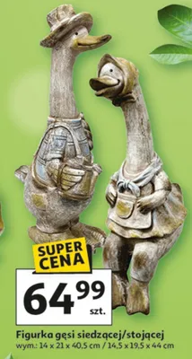 Figurka gęsi siedzącej/stojącej promocja w Auchan