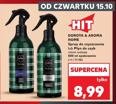 Płyn do szyb Dorota & Aroma Home promocja w Kaufland