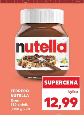 Krem do smarowania Ferrero Nutella promocja w Kaufland