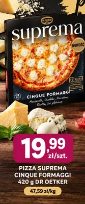 Pizza Suprema Cinque Formaggi Dr. Oetker promocja w emma MARKET