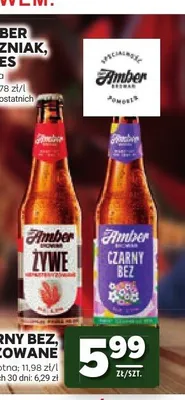 Piwo Amber Czarny Bez promocja w Stokrotka