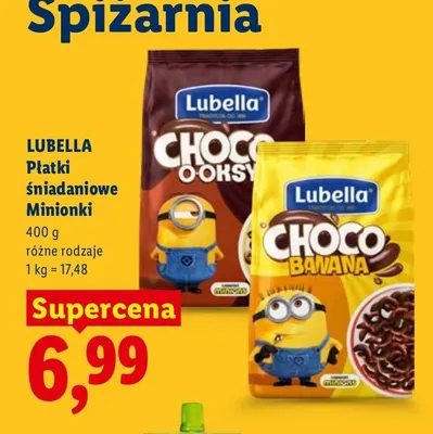 Płatki śniadaniowe Lubella Choco Oopsy promocja w Lidl