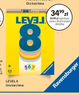 Gra karciana Level 8 Ravensburger promocja w Empik