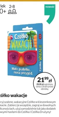 Gra planszowa Czółko wakacje promocja w Dzień Dziecka