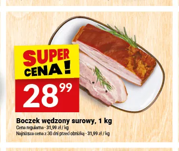 Boczek wędzony surowy Białecki Wędzarnia promocja w Twój Market