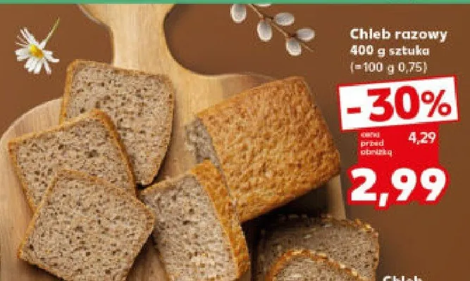 Chleb razowy promocja w Kaufland