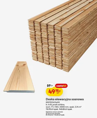 Deska elewacyjna promocja w Castorama