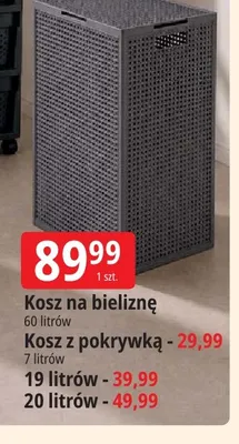 Kosz z pokrywką 19 l Curver promocja w Leclerc