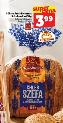 Chleb Szefa Piekarnia Sokołowska promocja w TOPAZ