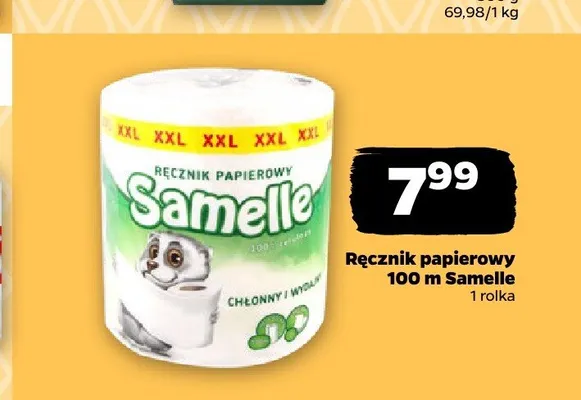 Ręcznik papierowy Samelle promocja w Netto