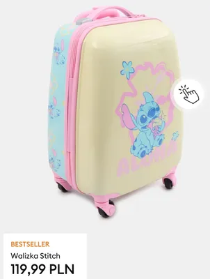 Walizka Stitch promocja w Sinsay