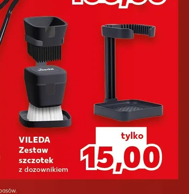 Zestaw szczotek z dozownikiem Vileda promocja w Kaufland