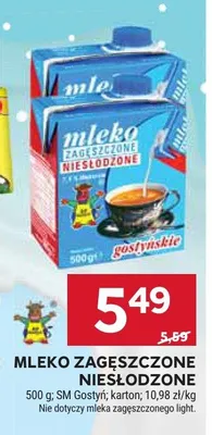 Mleko zagęszczone niesłodzone promocja w Stokrotka