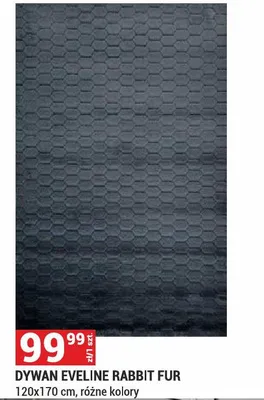 Dywan Eveline Rabbit Fur 120x170cm promocja w Merkury Market