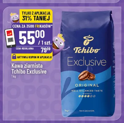 Kawa ziarnista Tchibo Exclusive promocja w POLOmarket