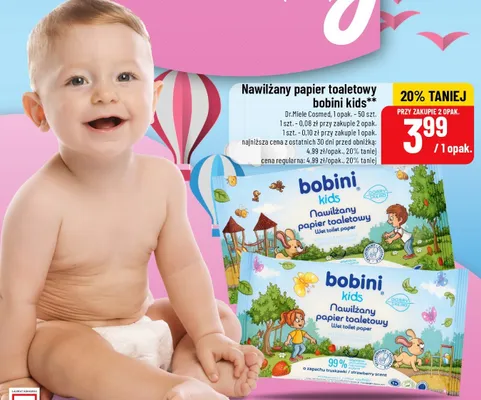 Papier toaletowy nawilżany  promocja w POLOmarket