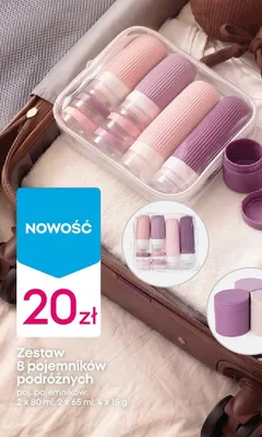 Zestaw 8 pojemników podróżnych promocja w Pepco