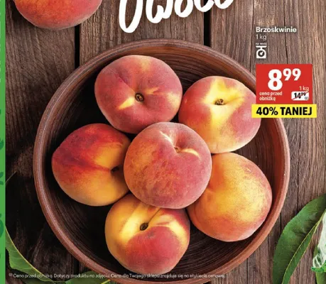 Brzoskwinie promocja w Delikatesy Centrum