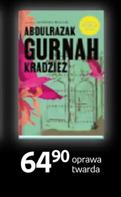 Książka Kradzież Abdulrazak Gurnah Wydawnictwo Poznańskie promocja w Empik