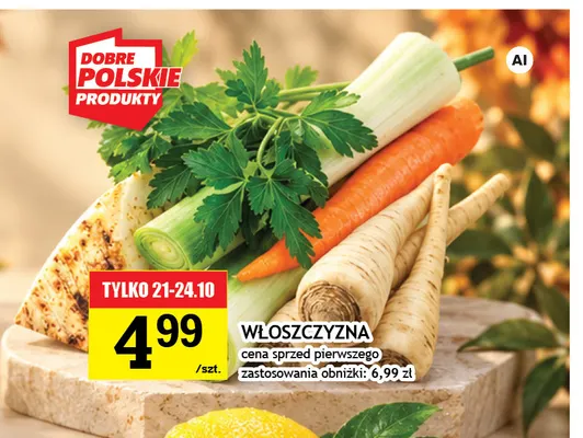 Włoszczyzna promocja w Gram Market