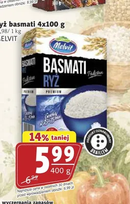 Ryż basmati Melvit promocja w Prim Market