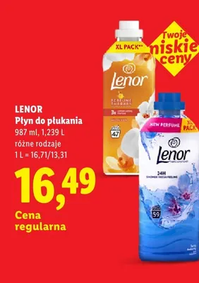 Płyn do płukania Lenor Perfume Therapy Gold Orchid & Vanilla promocja w Lidl