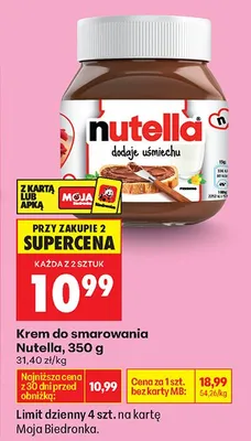 Krem do smarowania promocja w Biedronka