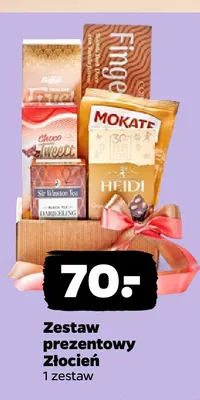 Zestaw prezentowy Złocień promocja w Netto