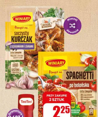 Pomysł na... spaghetti po bolońsku Winiary promocja w Dino