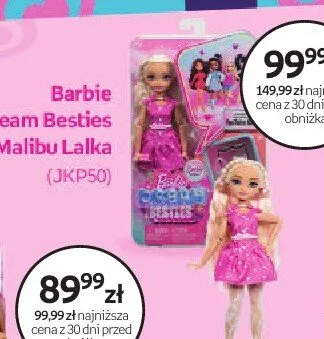 Lalka Barbie Dream Besties Malibu promocja w Empik