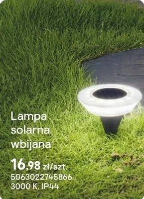 Lampa solarna wbijana promocja w Castorama