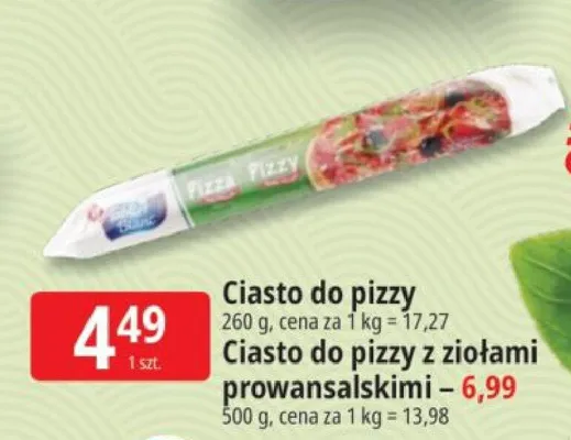 Ciasto do pizzy promocja w Leclerc