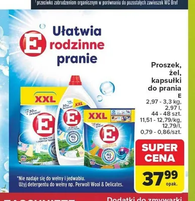 Żel do prania E promocja w Carrefour Market