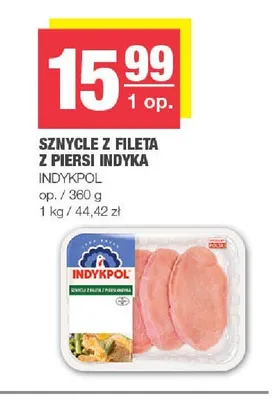 Sznycle z fileta z piersi indyka Indykpol promocja w SPAR