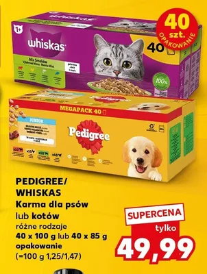 Karma dla kotów różne rodzaje promocja w Kaufland