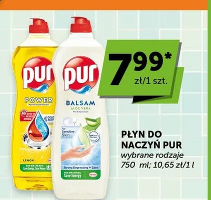 Płyn do naczyń Pur promocja w Groszek