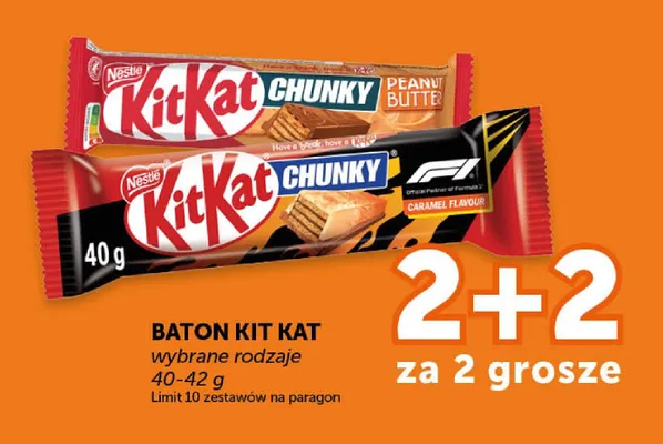 Baton KitKat Chunky Peanut Butter promocja w ABC