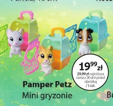 Zabawka Pamper Petz Mini gryzonie promocja w Empik