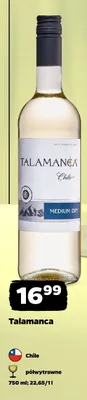 Wino białe Talamanca promocja w Netto