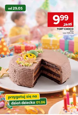 Tort Choco Lazur promocja w Stokrotka